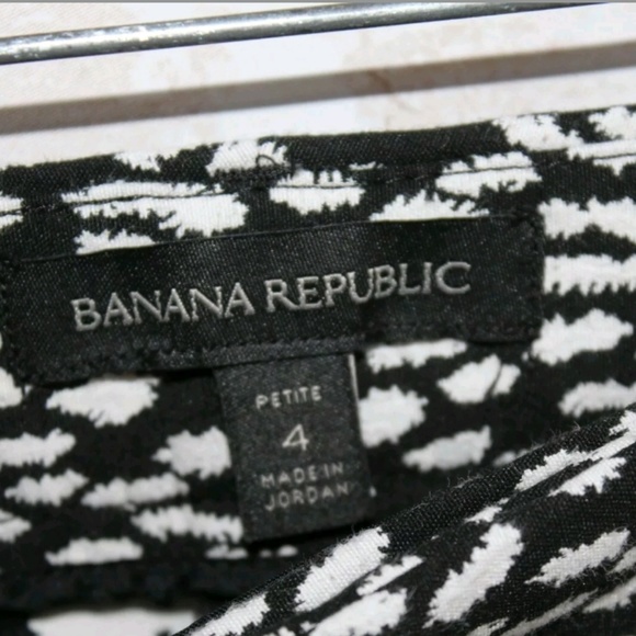 Banana Republic Jacquard Leopard Pants 4P - Picture 6 of 8